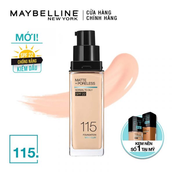 kem nen maybelline min nhe kiem dau chong nang 115