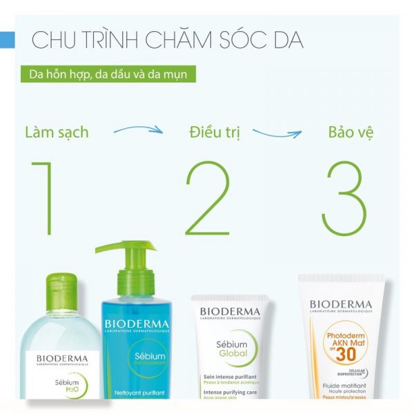 nuoc tay trang bioderma danh cho da dau hon hop 500ml