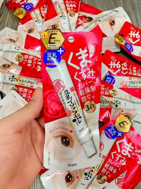 Kem Dưỡng Mắt Sana Đỏ 3 in 1 20g