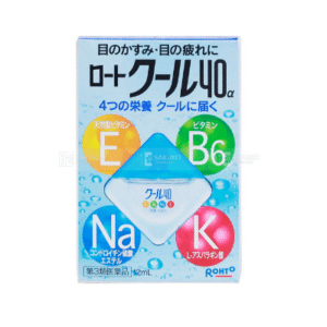 Nhỏ mắt Rohto Cool 40 màu xanh 12 ml