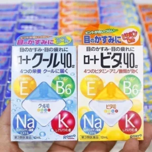 Nhỏ mắt Rohto Cool 40 màu xanh 12 ml