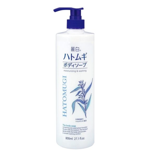 Sữa tắm dưỡng ẩm Hatomugi trắng 800ml