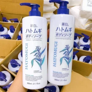 Sữa tắm dưỡng ẩm Hatomugi trắng 800ml